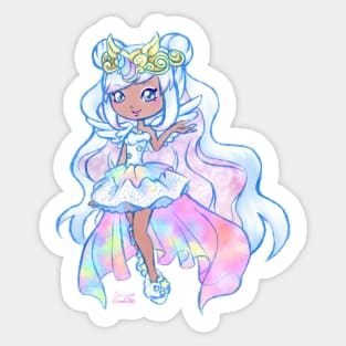 Cute Kawaii Unicorn Mystabella Shopkins Shoppies Doll Anime Fan Art Sticker